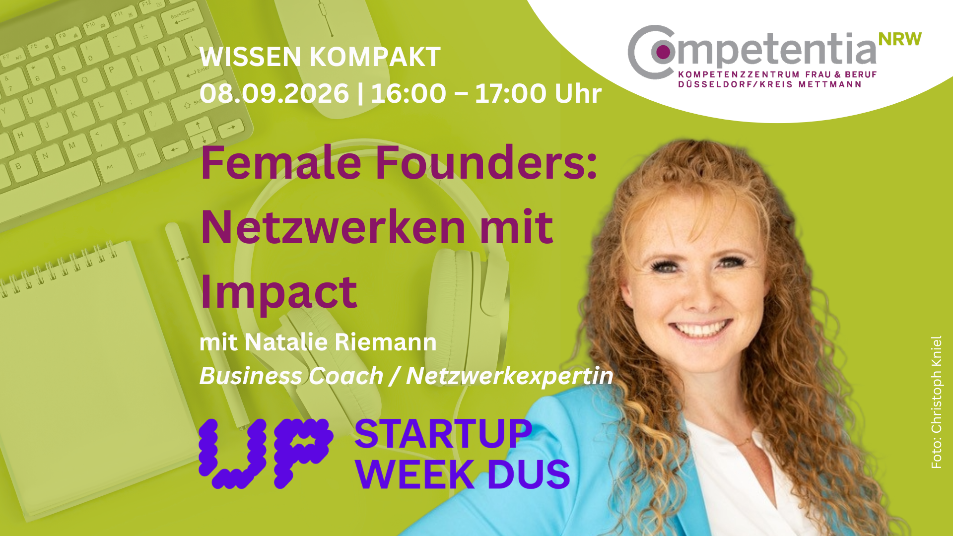 Webinar: Female Founders: Netzwerken mit Impact